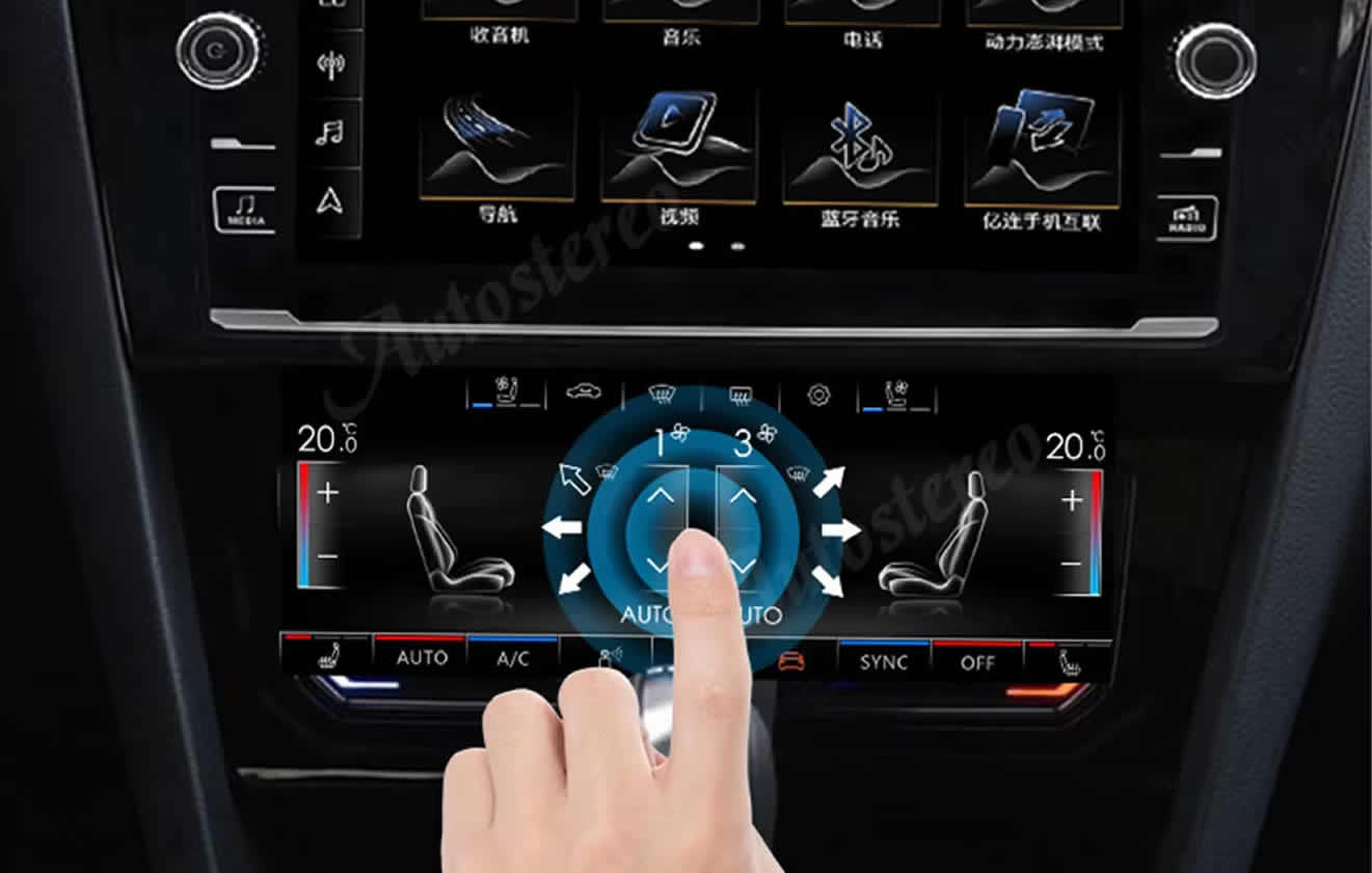 Digital Touch Climate Control For Golf 7 7.5 Volkswagen Golf 7, Digital Touch Climate Control For Golf 7/7.5, Digital Climate Control for Golf 7, Touch Climate Control for Golf 7, Golf 7 Climate Control Settings, Golf 7.5 Climate Control Features, Golf 7 Digital AC Reviews, VW Golf AC Panel Settings